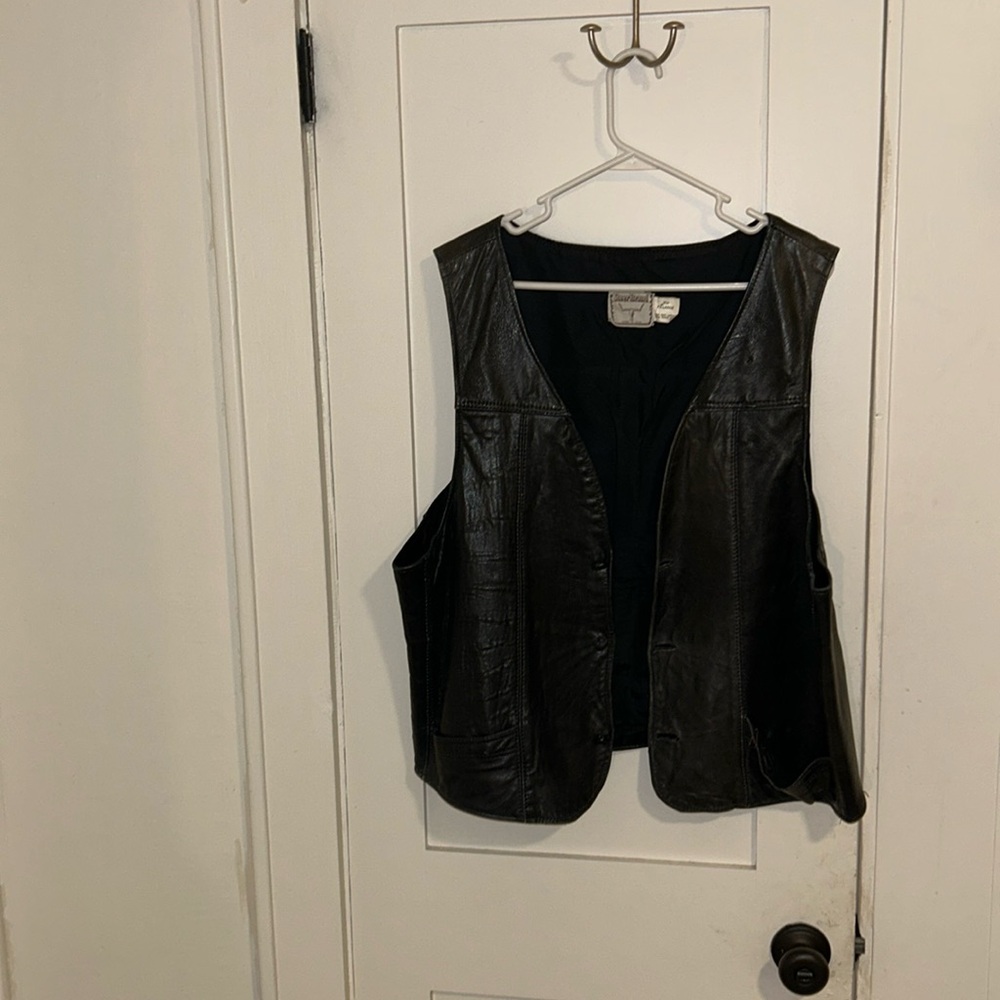 SteerBrand Mens X-Large leather vest
